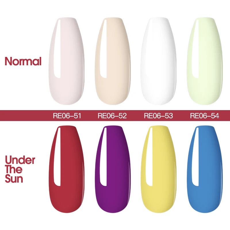 Розалинд светильник изменение поли Гель лак для ногтей 4 предмета в комплекте