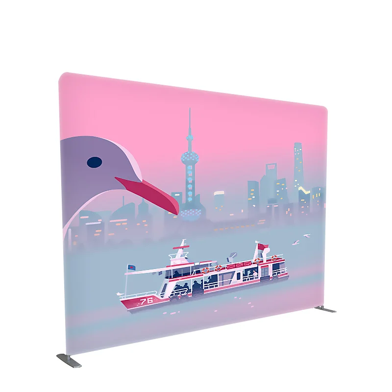 Morning custom design advertising frame trade show exhibition display wall pop up banner stand board | Дом и сад