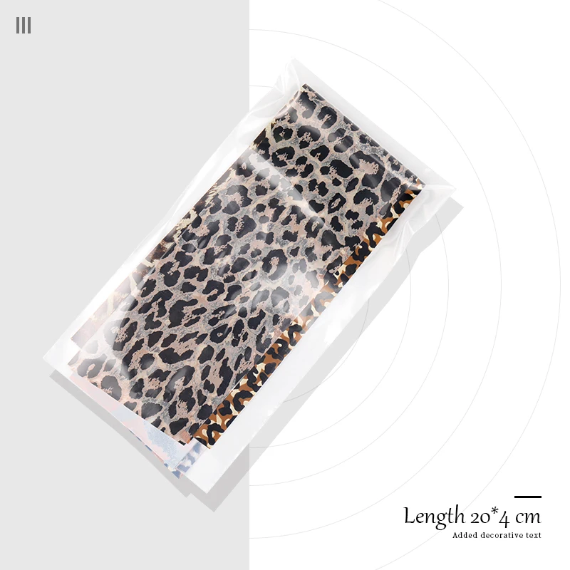

1 Roll Leopard Print Nail Leaf Transfer Slider Sticker Starry Animal Adhesive Nail Envelope Decal 3D Decoration Tips Manicure