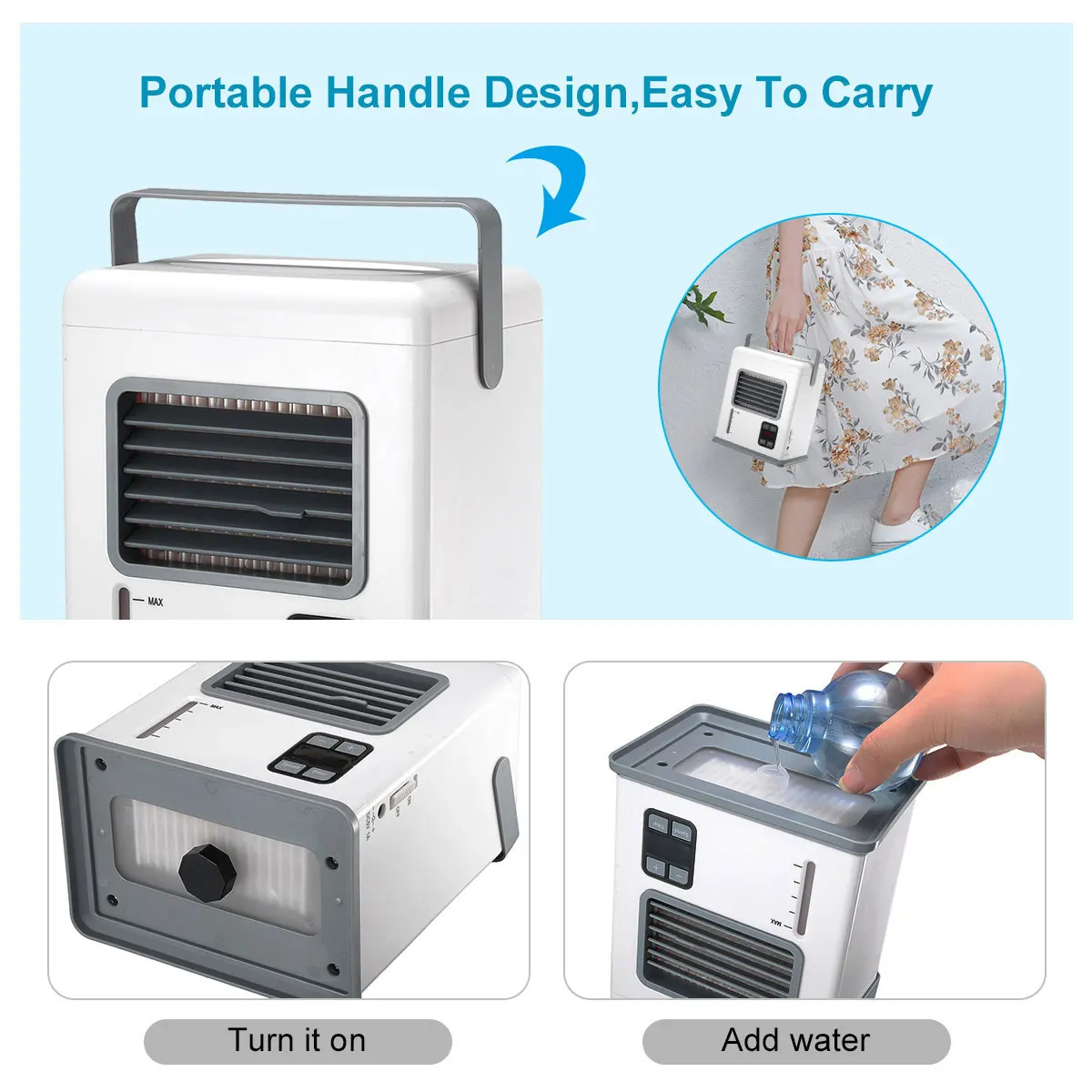 Летний Мини-кондиционер охлаждающий кондиционер для ноутбука USB