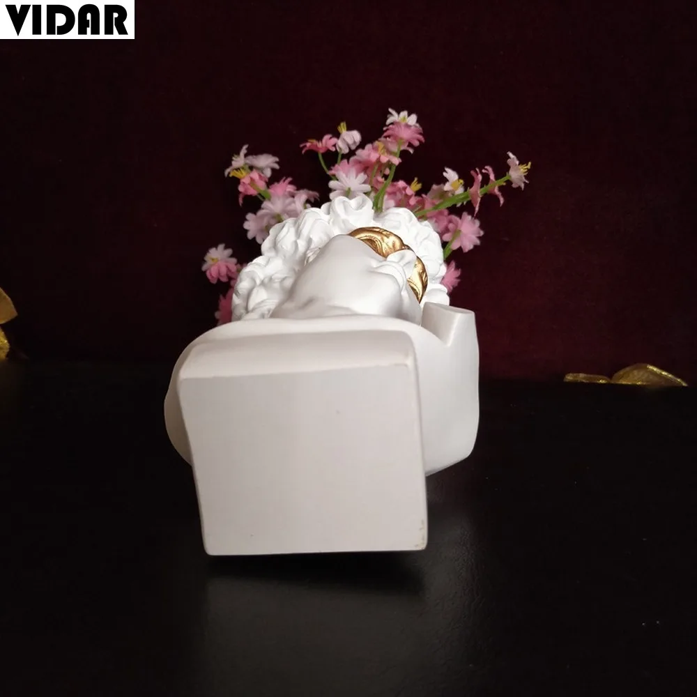 Маленькая полимерная Штукатурная головка VIDAR ваза повязка на глаза пиратский