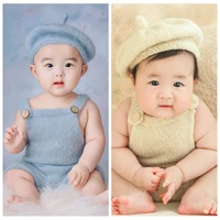 newborn photography props beret pants and hat bebes accesorios recien nacido infant baby boy girl photography props accessories