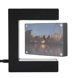 Электронная светодиодная Магнитная левитирующая фоторамка, плавающая фоторамка, новинка, подарок, фоторамка, Декор для дома и офиса, свадебный подарок