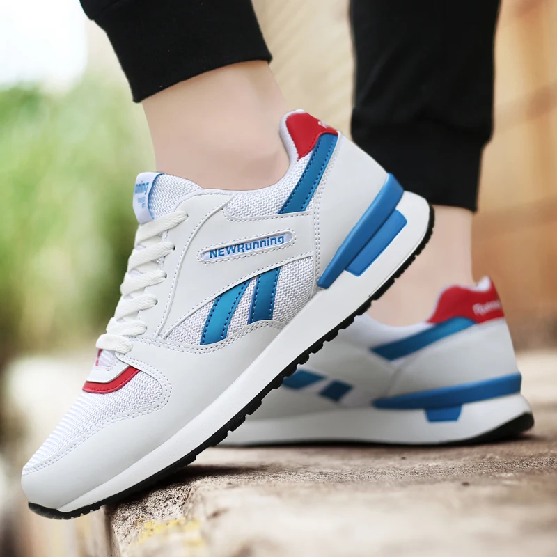 FEVRAL/новый тренд большие размеры мужские кроссовки обувь с дышащей сеткой