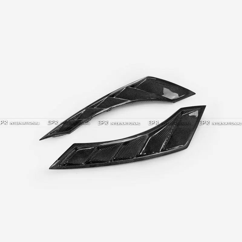 Для Nissan GTR R35 NIS Стиль углеродного волокна переднее крыло отделка вентиляционных отверстий 2 шт 2008- нисмо Впускной воздуховод