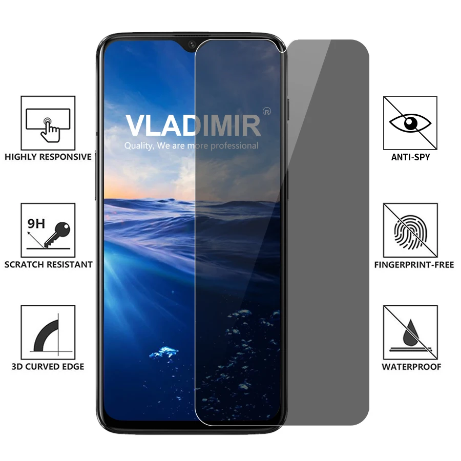 Защитное закаленное стекло Vladimir 9H для Oneplus 7 6T 6 5T 5 защитная пленка | Мобильные