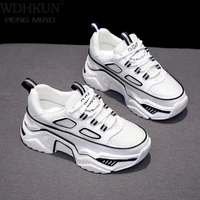 women sneakers white black designer shoes woman autumn winter chunky sneakers fashion light dad shoes ladies platform footwear