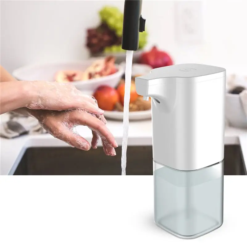 

350ml Automatic Soap Dispenser IR Sensor Foam Liquid Dispenser Waterproof Hand Washer Soap Dispenser Pump Household Bathroom