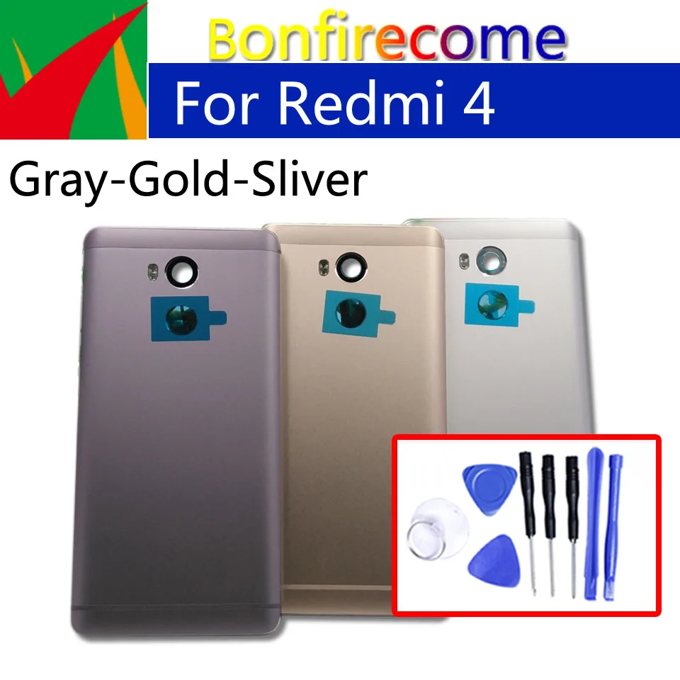 Задняя крышка батареи для Xiaomi Redmi 4 задняя батарейного отсека корпуса Pro Prime чехол