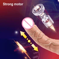 realistic dildo vibrator swing telescopic heating vibrating dildo female masturbation penis sex toys for women adult sex shop