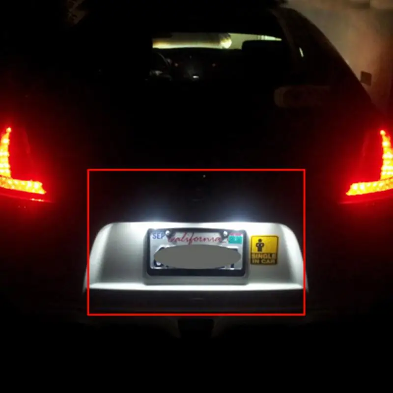 2 шт. 18 LED Автомобильный светильник номерного знака аксессуары для автомобиля