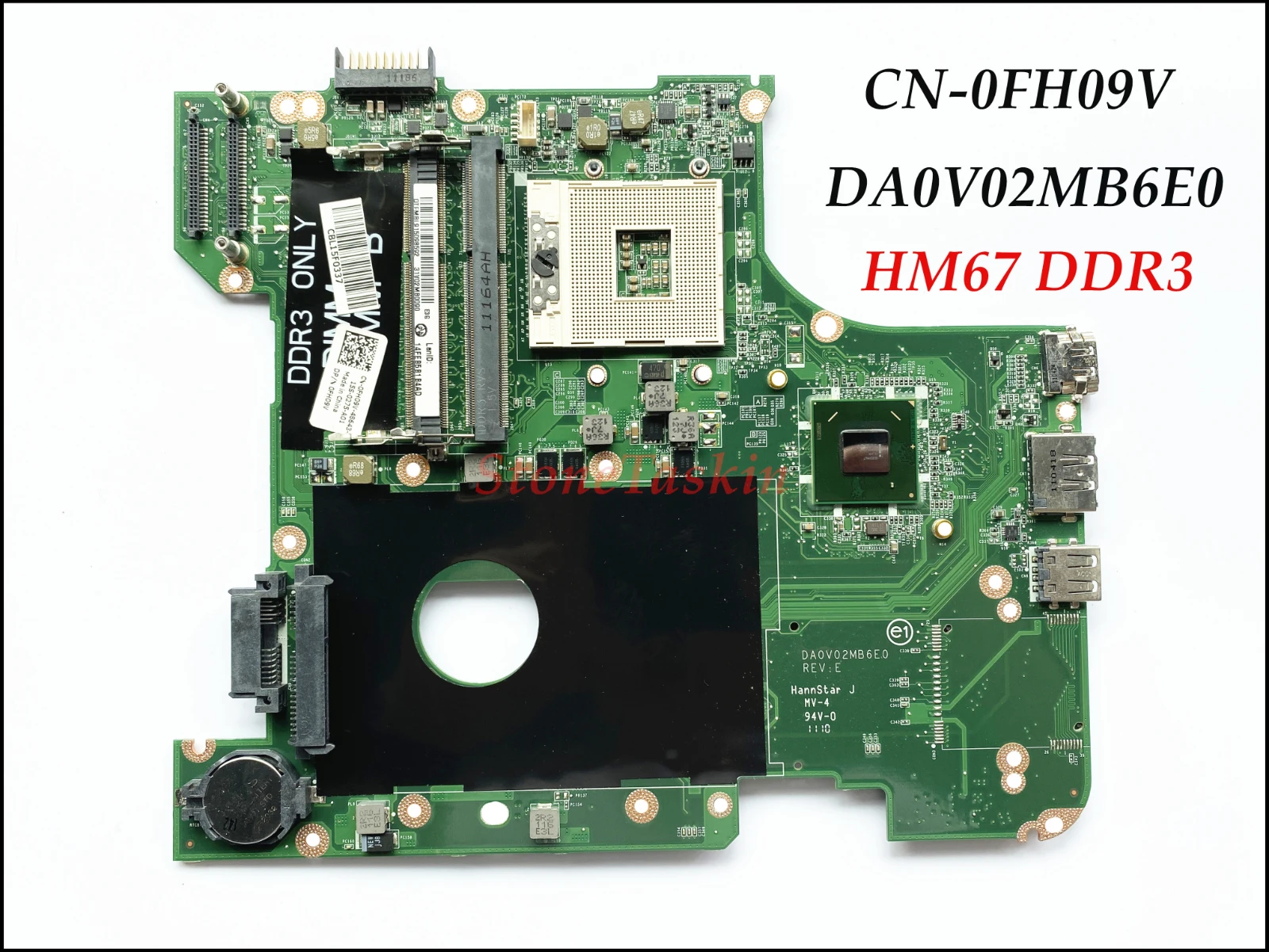 Натуральная CN-0FH09V для Dell Inspiron 14R N4110 материнская плата ноутбука FH09V DA0V02MB6E0 SLJ4N HM67 DDR3