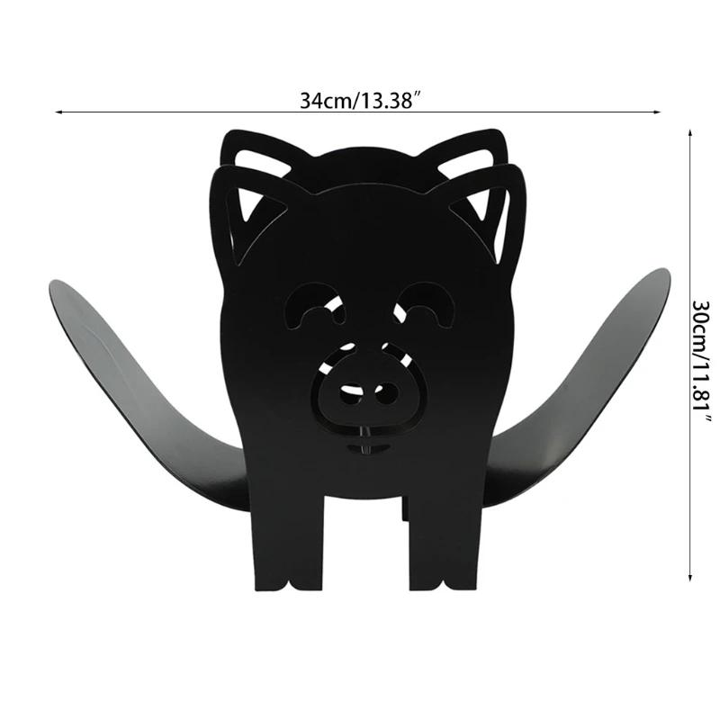 

Home Iron Roll Paper Towel Holder Pig Crafts Bathroom Rack Ornaments Toilet Roll Holder Kitchen Bathroom Storage
