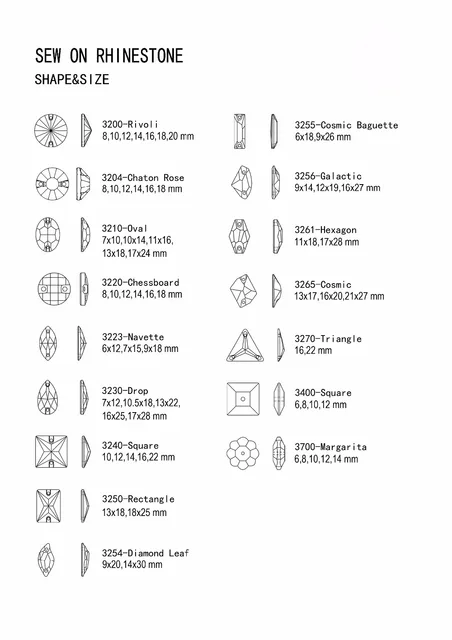  AAAAA - Cuentas de cristal AB de calidad blanca con parte  trasera plana, diamantes de imitación para coser piedras y cristales para  manualidades (color: caída de 0.276 x 0.472 in, 48