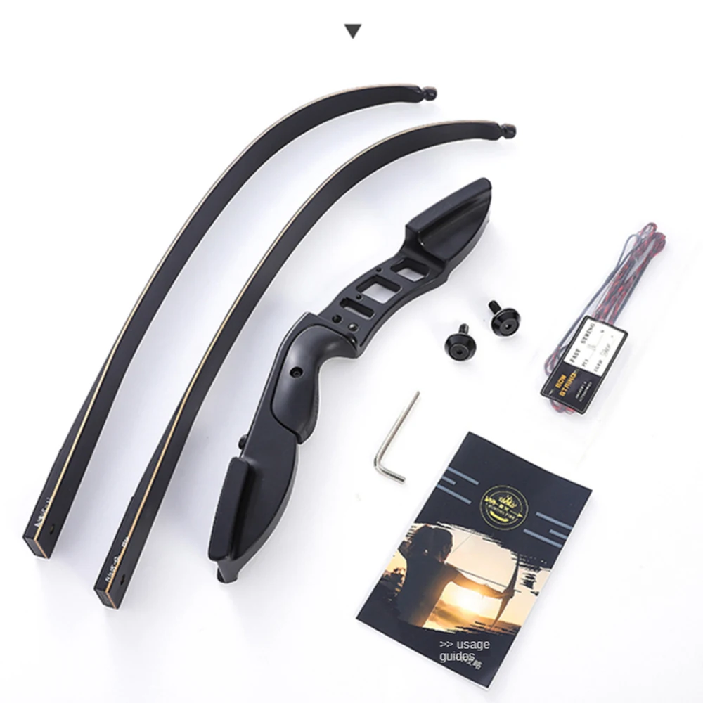 

Outdoor equipment recurve bow field hunting shooting archery toy sports game equipment alloy special bow 58 inches
