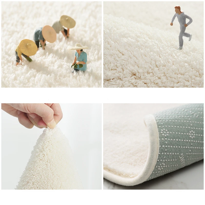 bedroom carpet thick lamb wool childrens room bedside mats living room sofa anti slip mat washable door mat 60x180 free global shipping