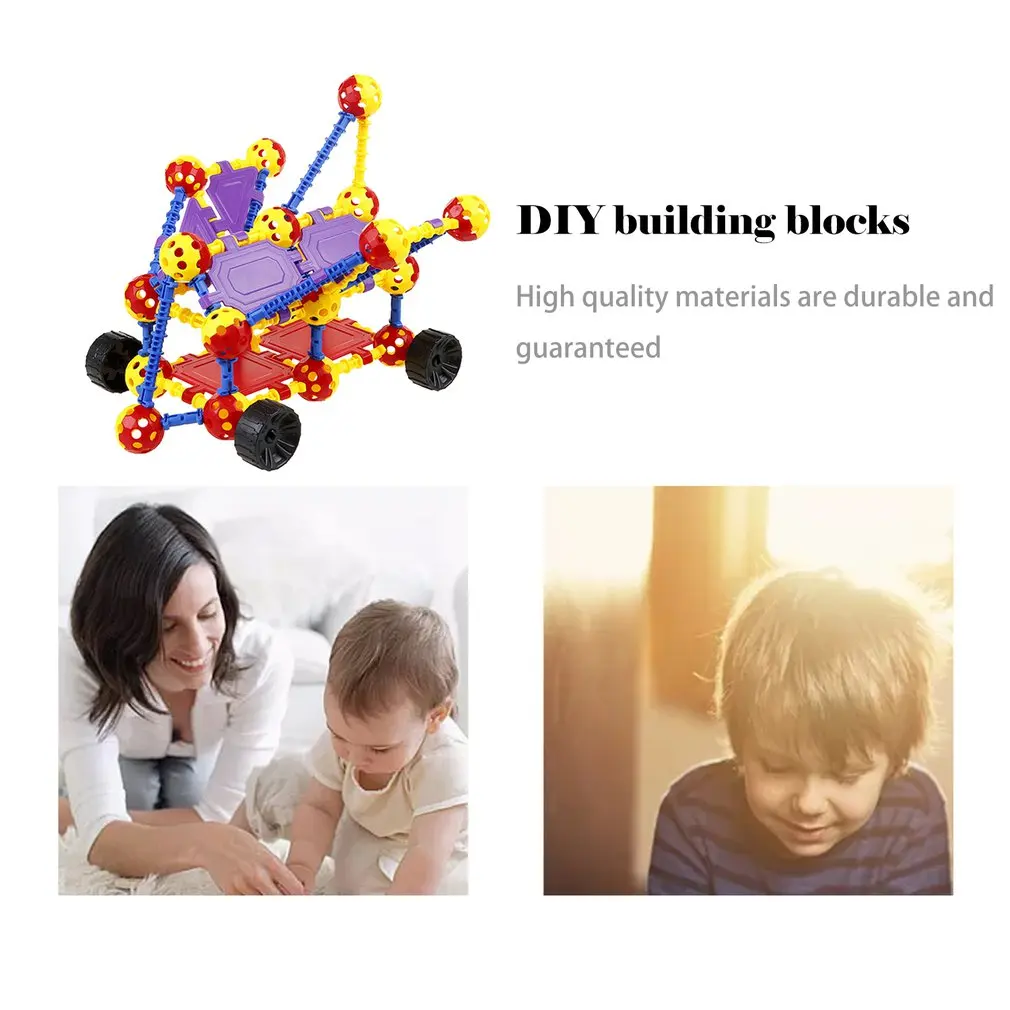 

Children's Space Ball Construction Ball Early Education Puzzle Abs Assembled Diy Stereo Variety Building Blocks Ball Toys