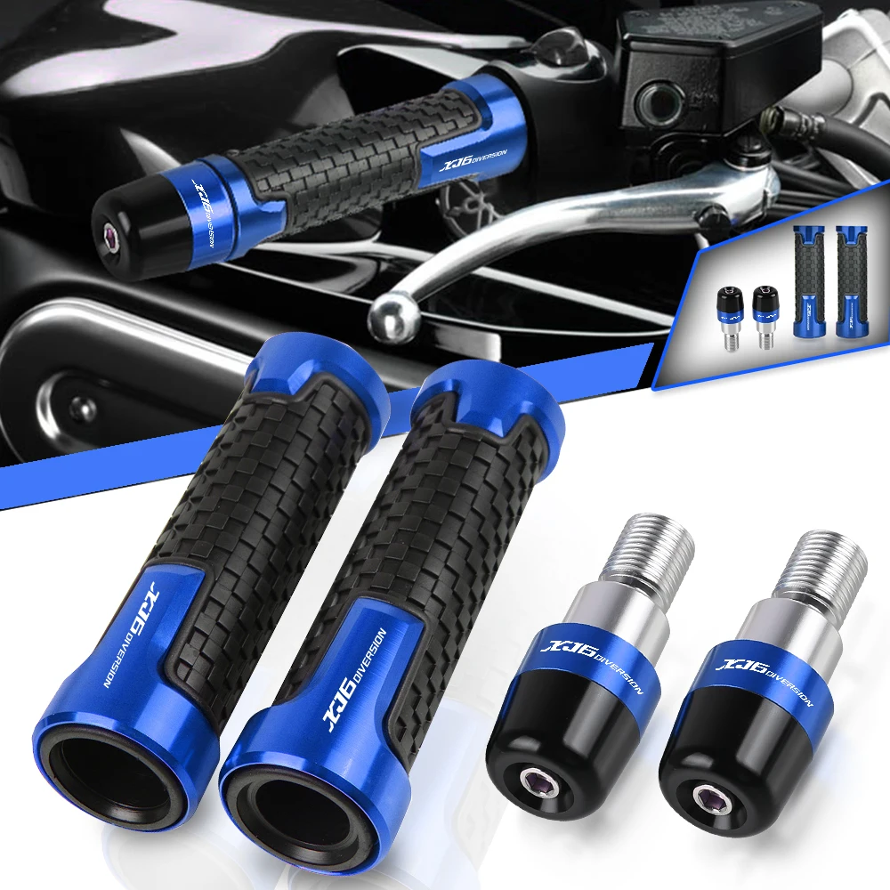 

Motorcycle FOR YAMAHA XJ6DIVERSION 2009 2010 2011 2012 2013+Hand Grip Ends Plus Handle Bar Grips Ends Slider Cover XJ6 DIVERSION