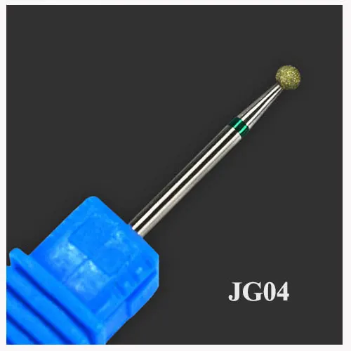 JG04 Корундовое сверло для ногтей, алмазная фреза, сверло для электрической машины, пилочки для маникюра, гель для удаления, аксессуары для ногтей, инструмент JG01-17-1 - Цвет: JG04