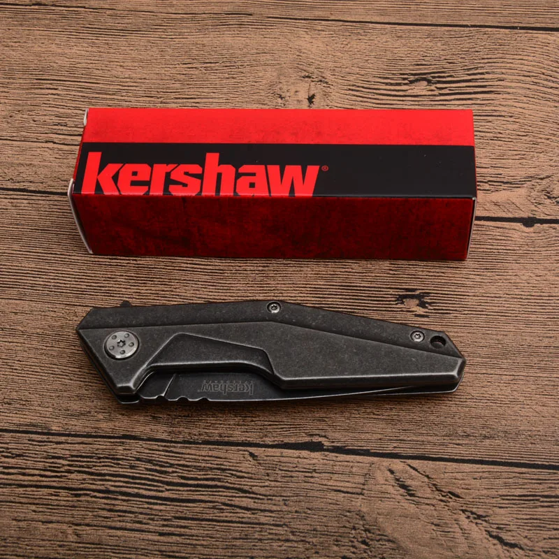 OEM kershaw качество K1318 EDC Складной нож ручка из нержавеющей стали с 8cr13mov стальным лезвием Карманный Походный нож инструменты