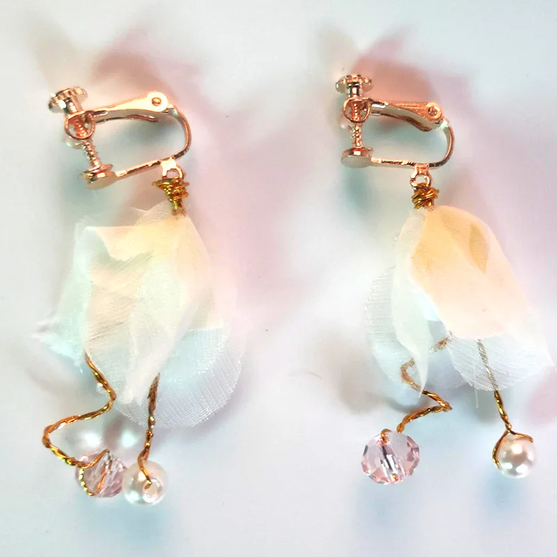 FORSEVEN китайские красные цветы лепестки свадебный набор для невесты ободок волос