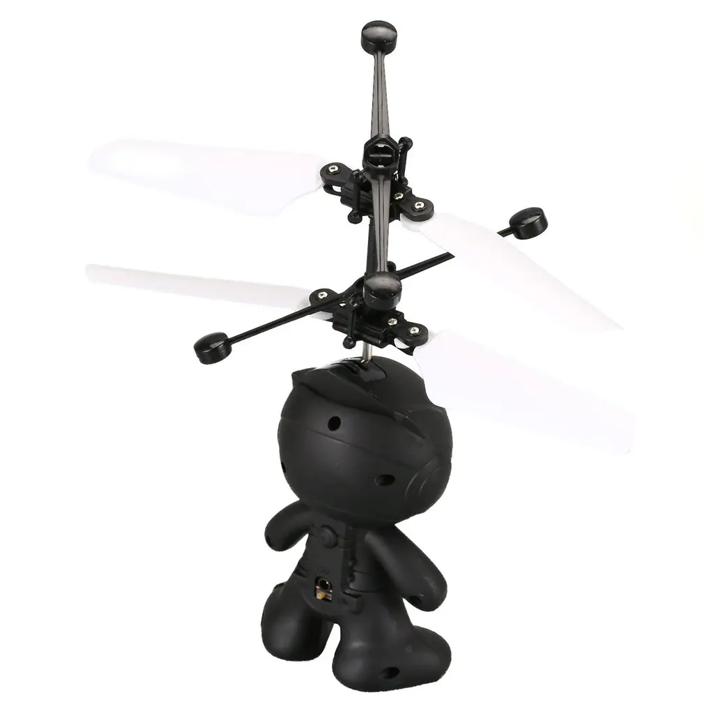 Rc Astronaut Aircraft Drone Airplane Remote Control Toy Flying Mini RC Infraed Induction Aircraft Flashing Light Toys for Kid