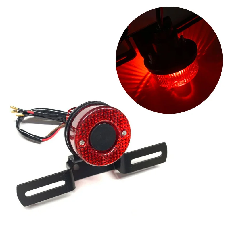 

for Motorcycle Cg125 Harley Cruise Crown Prince Rear Tail Light Daily Running Light Brake Light License Plate Brake Tail Light