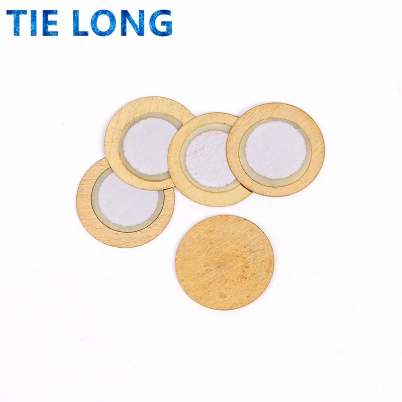 10pcs Piezo Elements Buzzer Sounder Sensor Trigger Drum Disc Copper Speaker 12MM 20MM 27MM 35MM 50MM Piezoelectric | Электронные