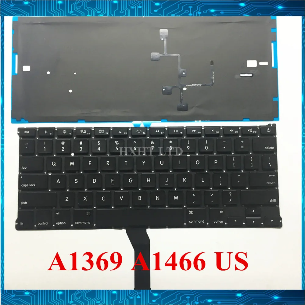 Клавиатура A1369/A1466 для Apple Macbook Air 13 дюймов клавиатура с подсветкой США английская