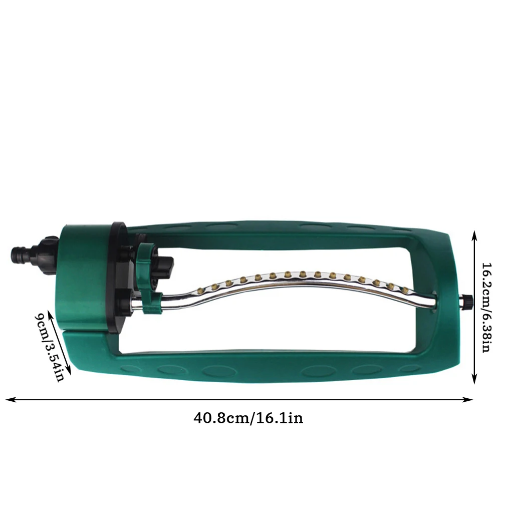 

Sprinkler Automatic Swing Cooling Sprayer Dust-proof 15 holes Sprinkle Tool for Bridge Park Lawn