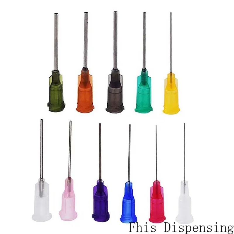 Дозирующие иглы 1 дюйм 14-27 г полипропиленовый колпачок с фиксатором длина трубки