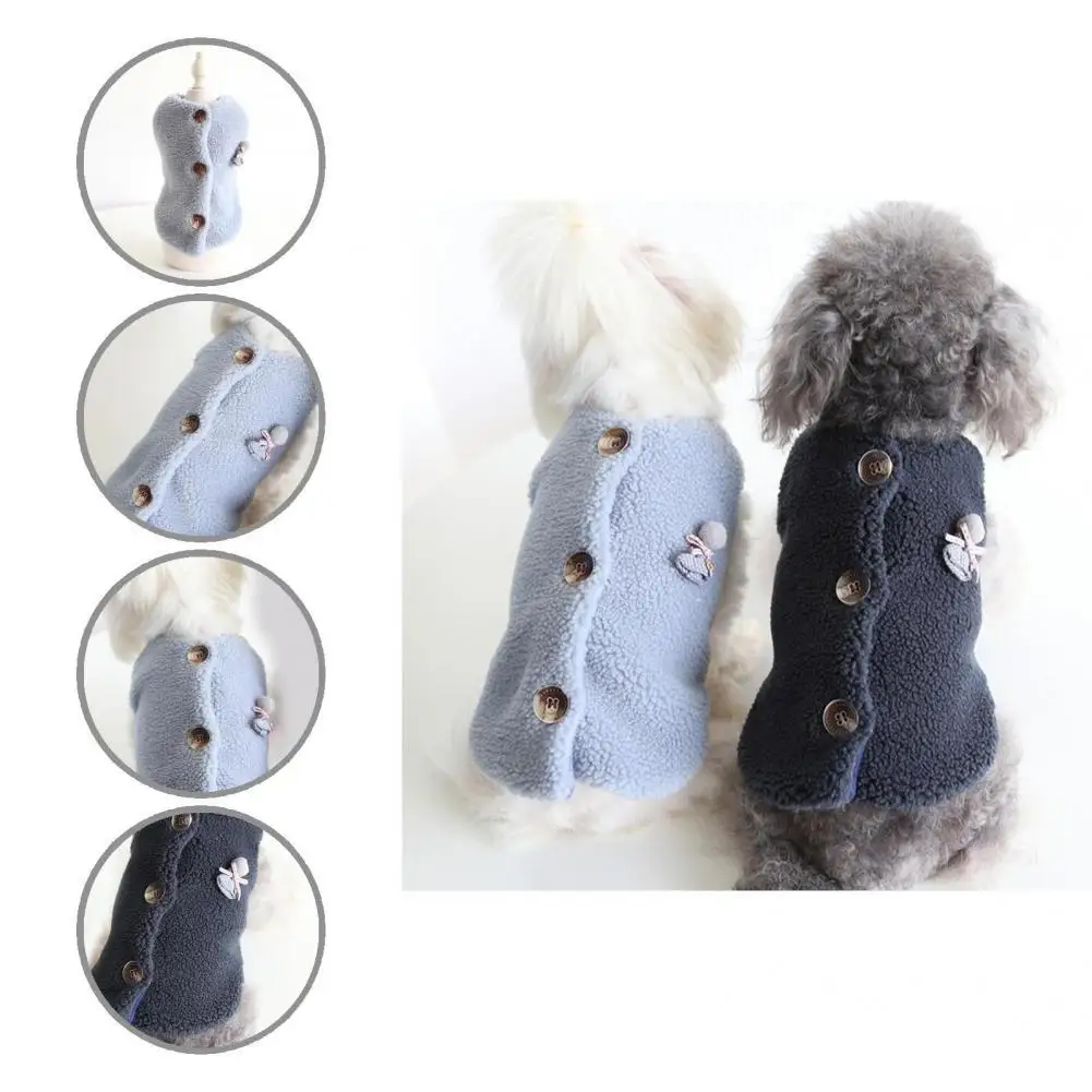 

Good Pet Vest Anti-fade Long Lasting Pet Dog Sweatshirt Cosplay Supplies Puppy Coat Dog Outfit