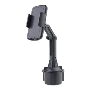 360 degree car cup holder mobile phone mount adjustable angle height stand for iphone samsung 3 5 6 7 cellphone free global shipping