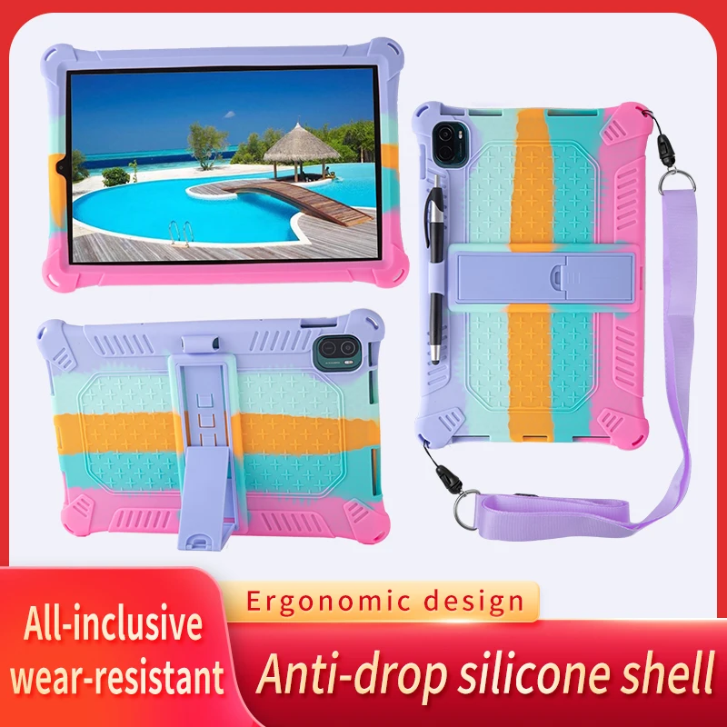 

Silicone Cover for Xiaomi MiPad 5 Pro case shock proof Tablet Stand Case for MIPad 5 2021 Mi Pad 5 Pro 5G 11 Inch para coque