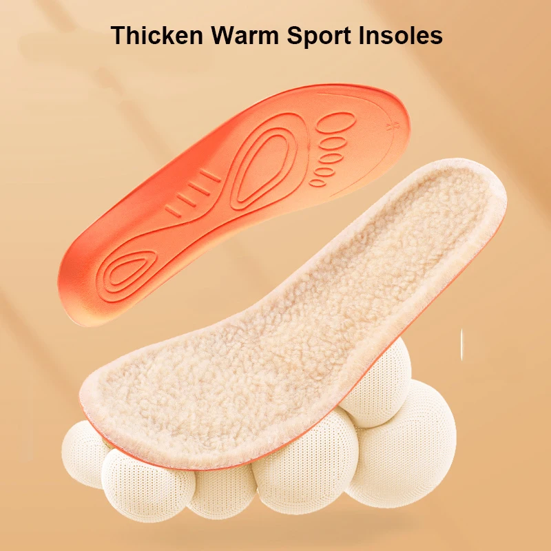 Heated Warm Sport Insoles Soft Breathable Winter  Thermal Shoes Soft  Lightweight Sweat-absorbent Comfortable Boots Pad Sole