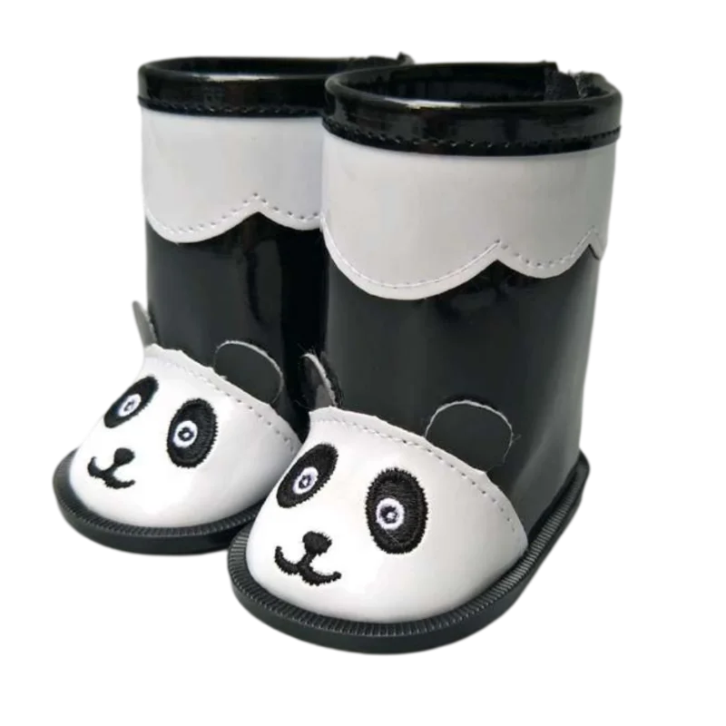 В кукольном стиле для 43 см ухода за ребенком мам Baby Doll сапоги с милой пандой Обувь