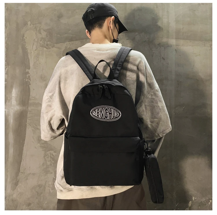 

PB4013 College student backpack men's fashion trend wild large-capacity travel bag