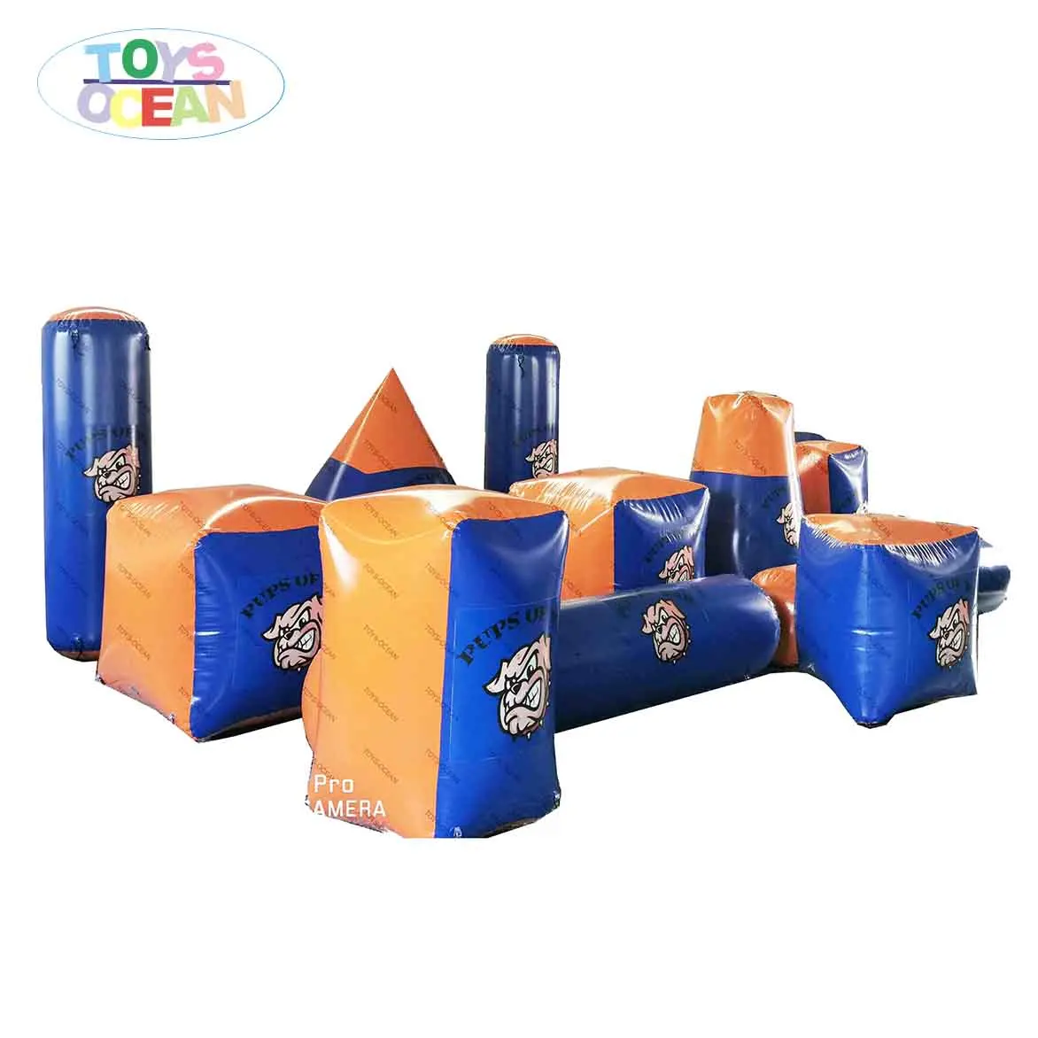 12 шт. в упаковке надувнjе пейнтбольное бункер с изготовленным на заказ логосом