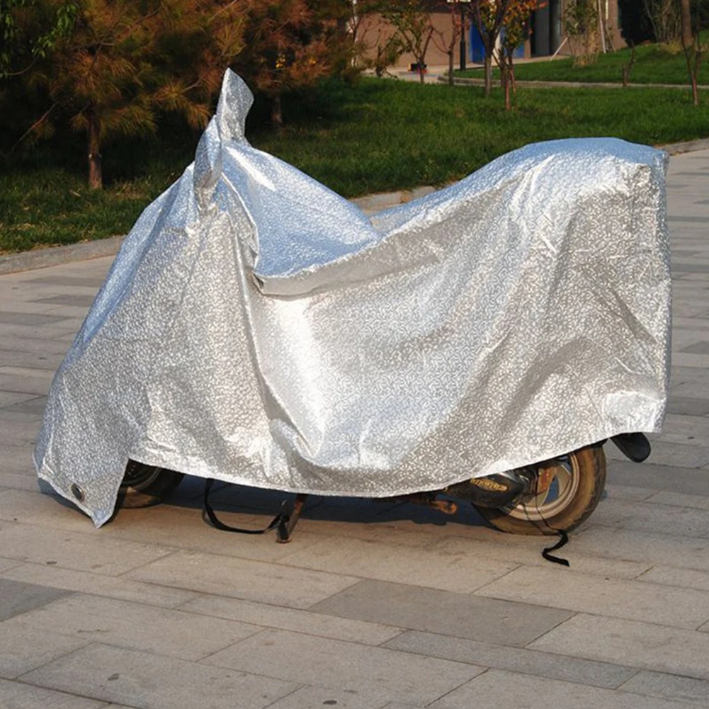 

Motorcycle Cover Outdoor Waterproof Foldable Aluminum Film Anti Dust Electric Bicycle Thickened Prevent Sun Protection Universal