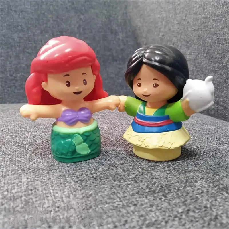 2 шт., мини-игрушки, принцесса, Русалка, фигурка, девочка, детские игрушки, Подарочная Рождественская кукла