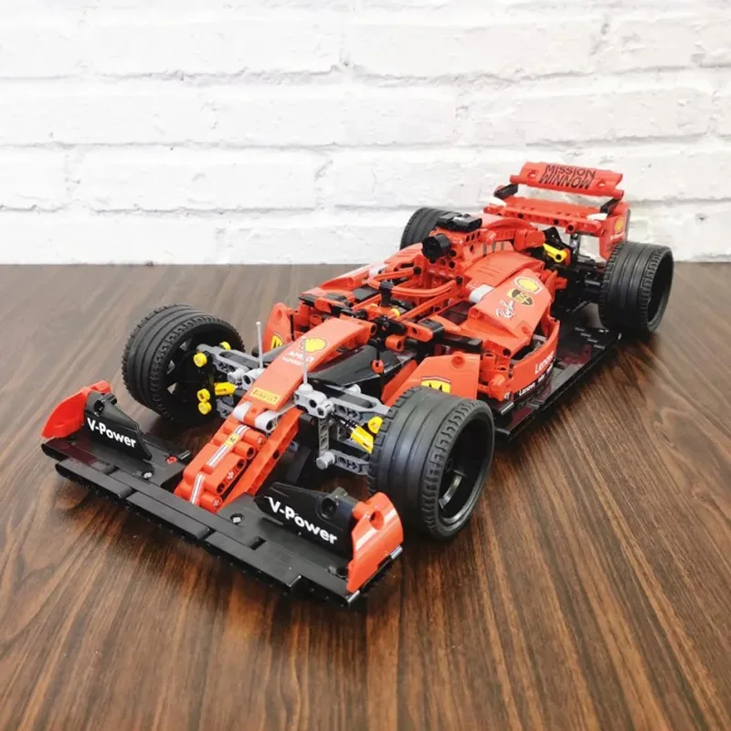 Конструктор Mork 023005 высокотехнологичный конструктор MOC Red F1 модель спортивного