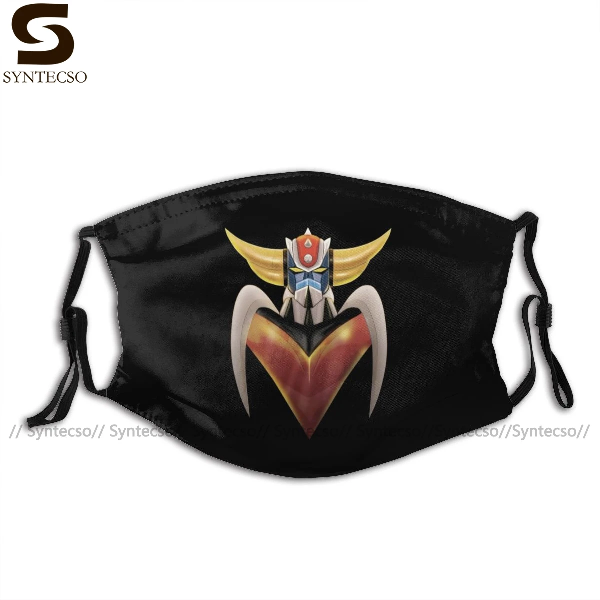 

Goldorak Mouth Face Mask UFO ROBO Grendizer Facial Mask Fashion Funny with 2 Filters for Adult