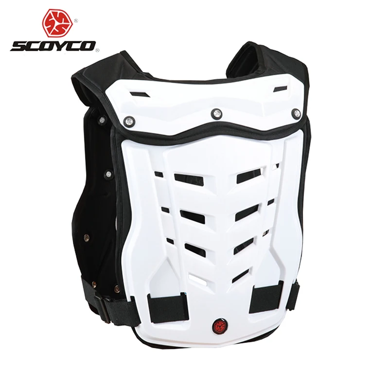 

Durable Motorcycles Motocross Scoyco Chest & Back Protector Armour Vest Racing Protective MX Armor ATV Guards Race Racing Pads
