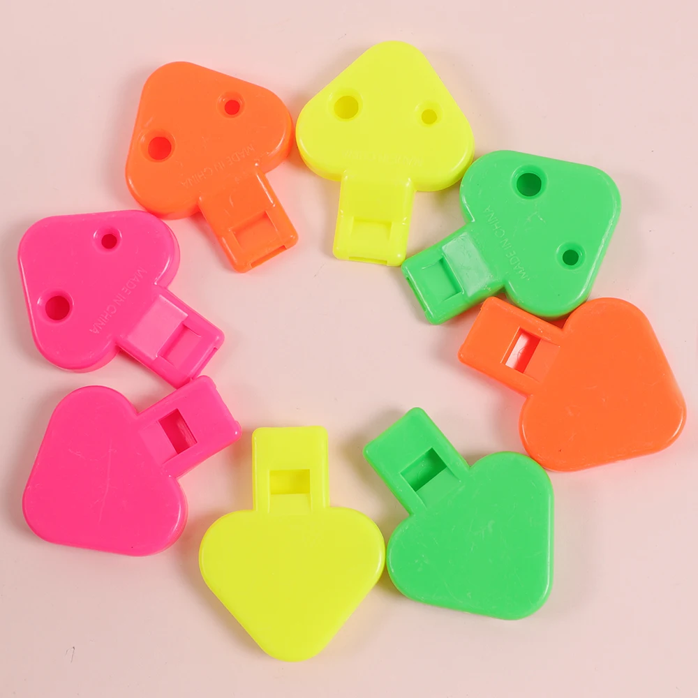 

12Pcs Funny Plastic Mushroom Whistle Children's Toys Noise Makers Baby Shower Birthday Party Favors Back To School Presents