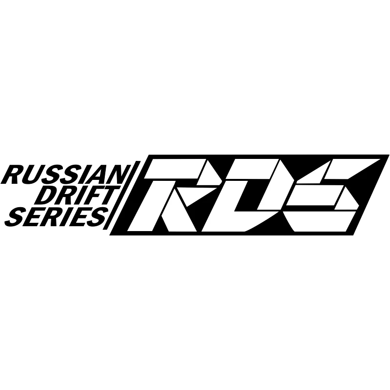 

S51950# Black Transparent Car Stickers Vinyl Decal RDS Russian Drift Motorcycle Decorative Accessories Creative Waterproof