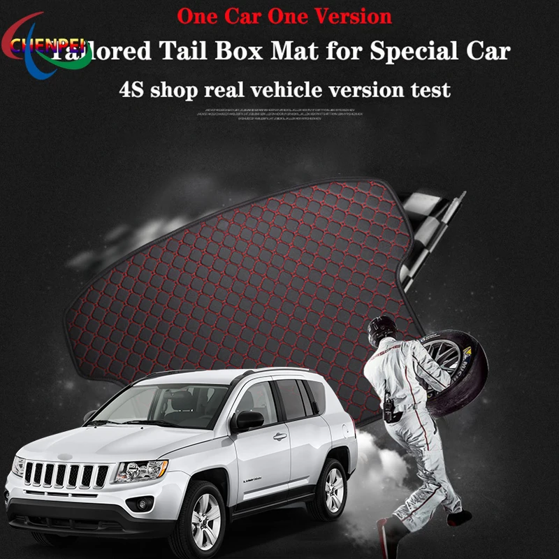 

For JEEP Compass 2012-2015 Interior Modification Special Dedicated Car Trunk Mat Tail Box Cushion Car Accessories