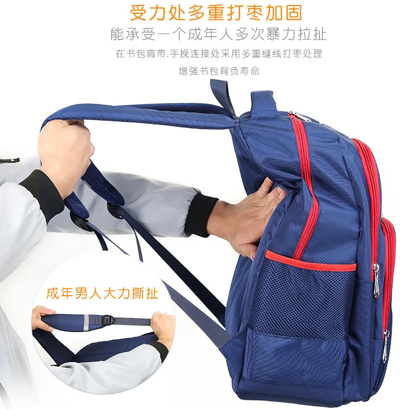 Водонепроницаемые школьные ранцы для мальчиков и девочек ортопедические