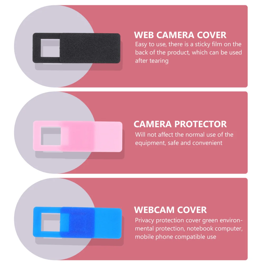 

20Pcs Laptop Webcam Privacy Covers Phone Camera Cover Laptop Camera Slide Blocker
