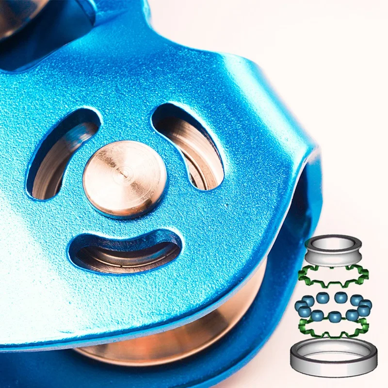 Camnal наружный двойной вал шкив блок для скалолазания кабельный паука подъемная