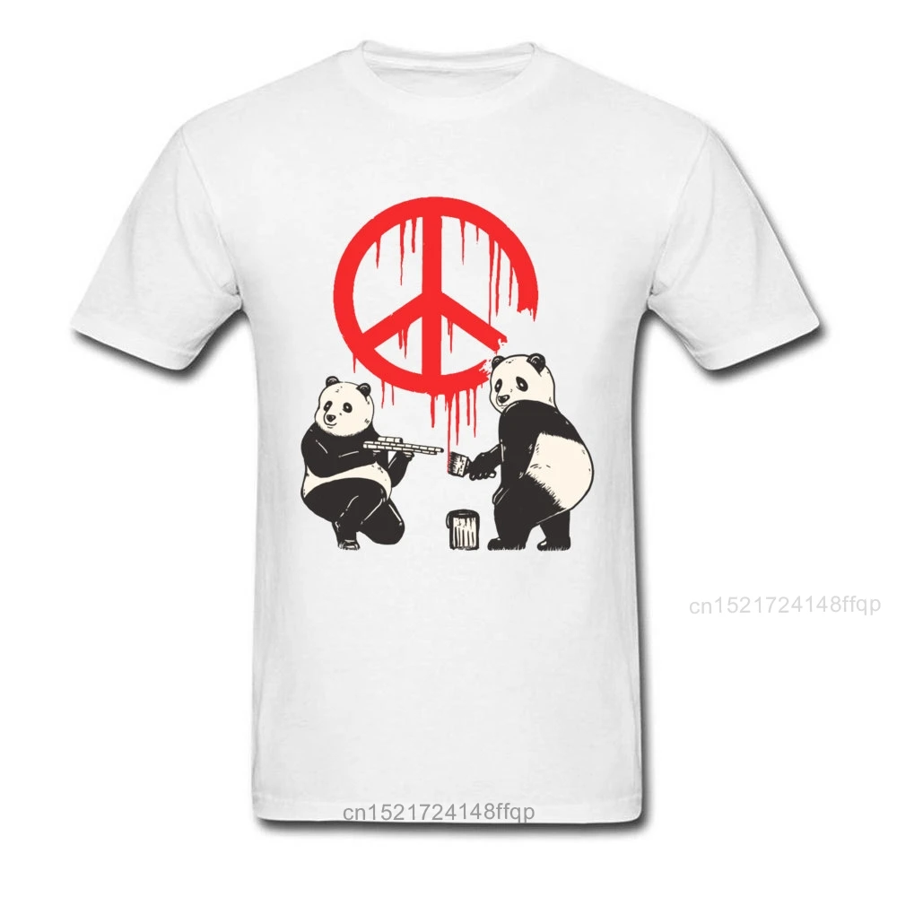 Футболка Swag Pandalism Banksy с надписью мира Мужская футболка принтом